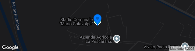 Map showing Stadio Mario Colavolpe
