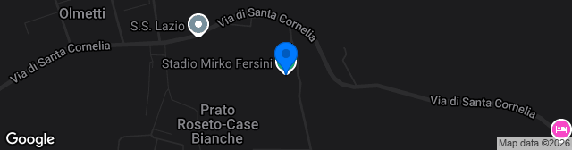 Map showing Stadio Mirko Fersini