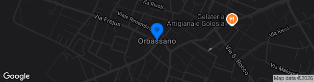 Map showing Stadio Valentino Mazzola