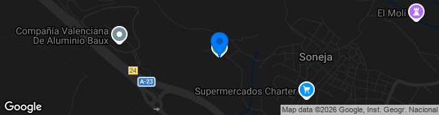 Map showing Camp El Arco
