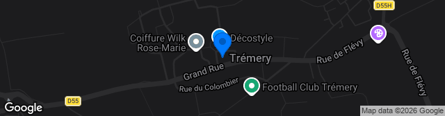 Map showing Stade Municipal 1