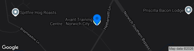 Map showing Avant Training Centre