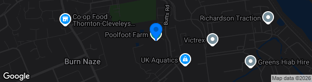Map showing Poolfoot Farm