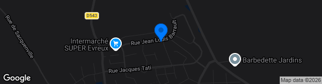 Map showing Stade du 14 Juillet Madeleine 2