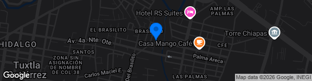 Map showing Cancha 2 Zoque VMR