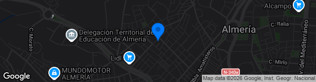 Map showing Ciudad Deportiva Los Ángeles