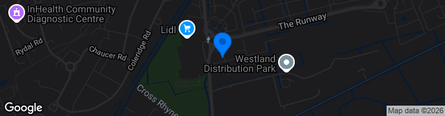 Map showing The Optima Stadium