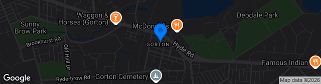 Map showing The Abbey Stadium