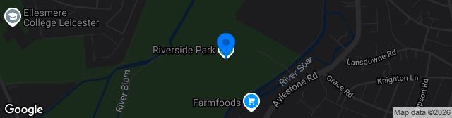 Map showing Riverside Pavilion
