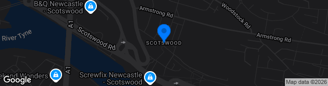 Map showing Scotswood Ground