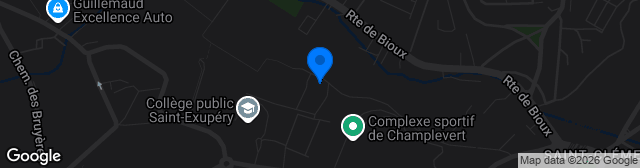 Map showing Complexe Champlevert - Terrain Paul Guérin