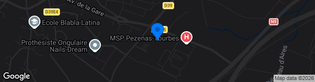 Map showing Stade Municipal