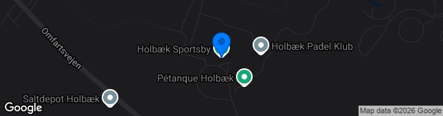 Map showing Holbæk Sportsby