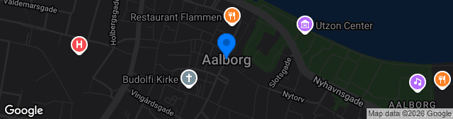 Map showing Spar Nord Arena