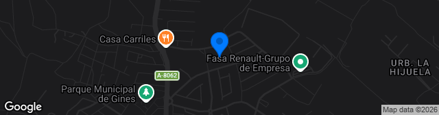 Map showing Estadio San José