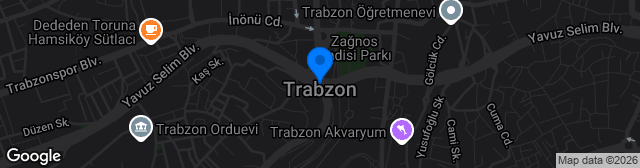 Map showing Trabzonspor Kadir Özcan Tesisleri