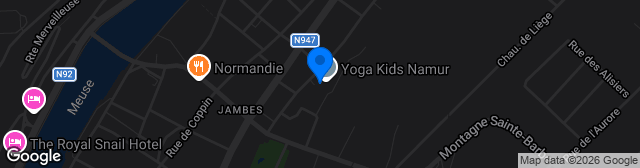Map showing Terrain Jambes ADEPS