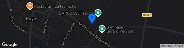 Map showing Stade André Coël