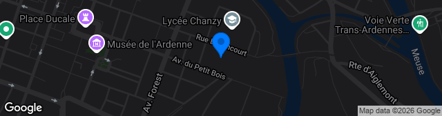 Map showing Stade du Petit Bois