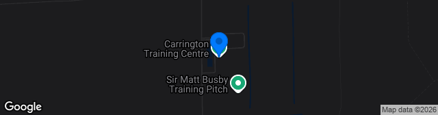 Map showing Trafford Training Centre