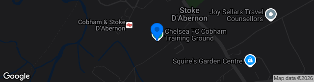 Map showing Cobham Training Centre