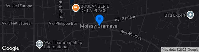 Map showing Stade Paul Raban