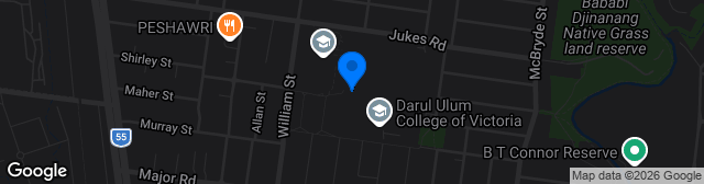 Map showing CB Smith Reserve Pitch 3