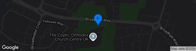 Map showing Stevenage FC Sports Hub