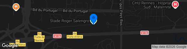 Map showing Stade Roger Salengro