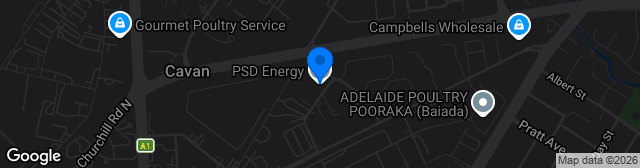 Map showing PSD Energy Park