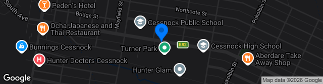 Map showing Turner Park