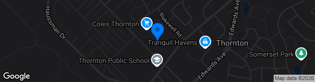 Map showing Thornton Park