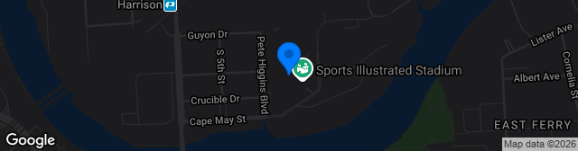 Map showing Sports Illustrated Stadium