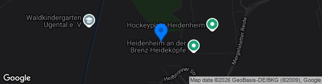 Map showing Walter-Birkhold-Jugendstadion