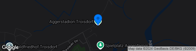 Map showing Aggerstadion