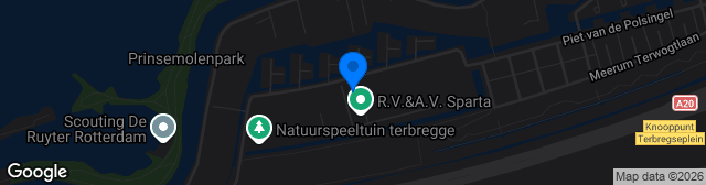 Map showing Sportpark Nieuw Terbregge