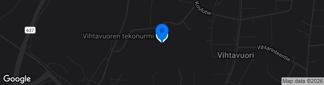 Map showing Vihtavuori Tekonurmi