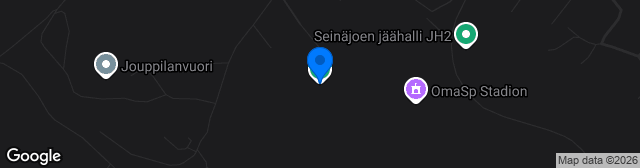 Map showing Jouppilanvuoren tekonurmi