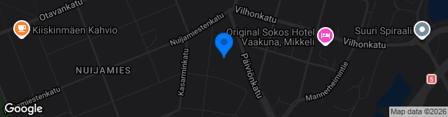 Map showing Hänninkenttä tekonurmi