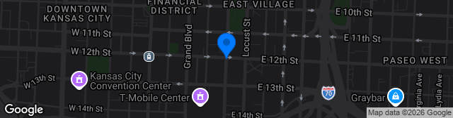 Map showing Children's Mercy Victory Field