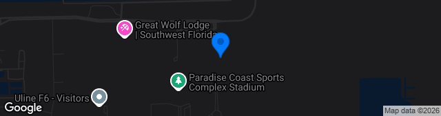 Map showing Paradise Coast Sports Complex