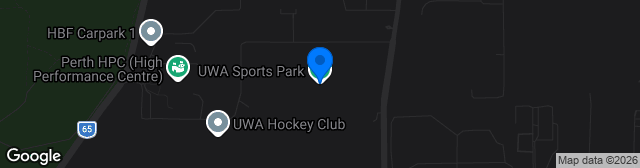 Map showing UWA Sports Park A