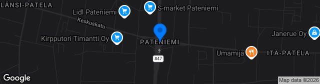 Map showing Pateniemi 2 TN