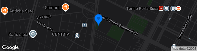 Map showing Campo Cit Turin LDE