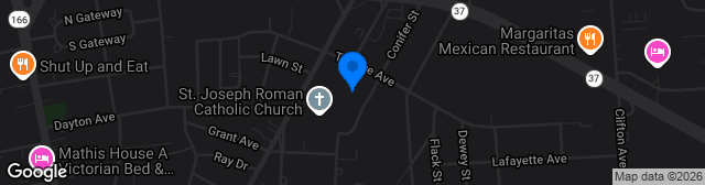 Map showing Donovan Catholic High School
