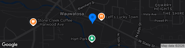 Map showing Hart Park