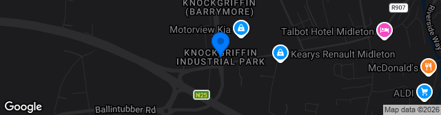 Map showing Knockgriffin Industrial Park