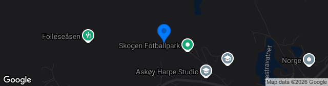Map showing Follese Tertnes Holding Arena