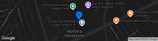 Map showing Hofstra Soccer Stadium