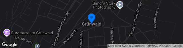 Map showing Sportplatz Grünwald